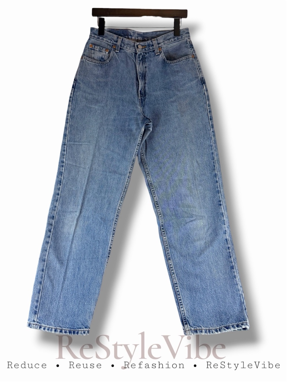 LEVI’S Women’s Size 10 S Denim Jeans 560 Red Tab Loose Fit High Rise VINTAGE